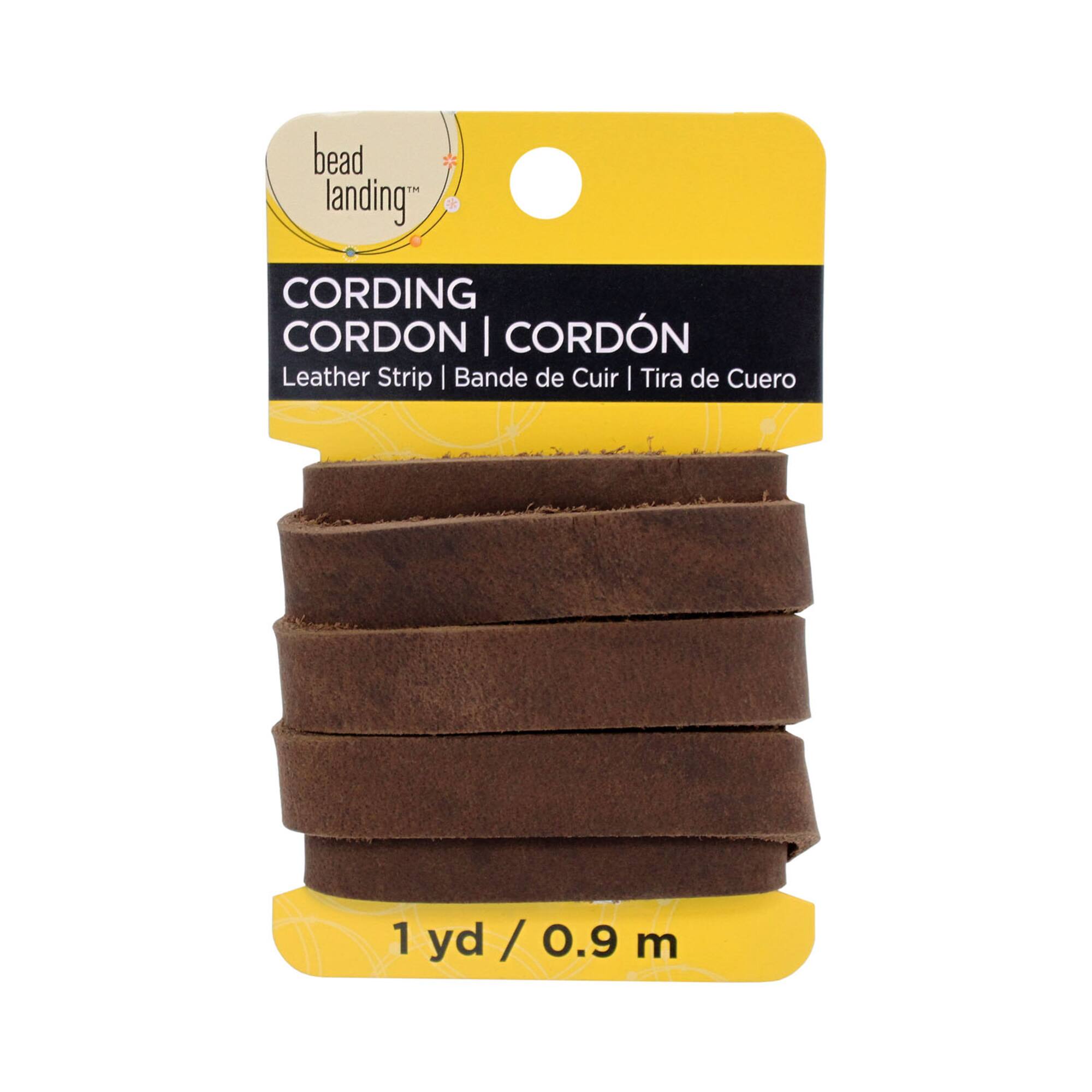 Triumph Brown Leather Strip By Bead Landing™